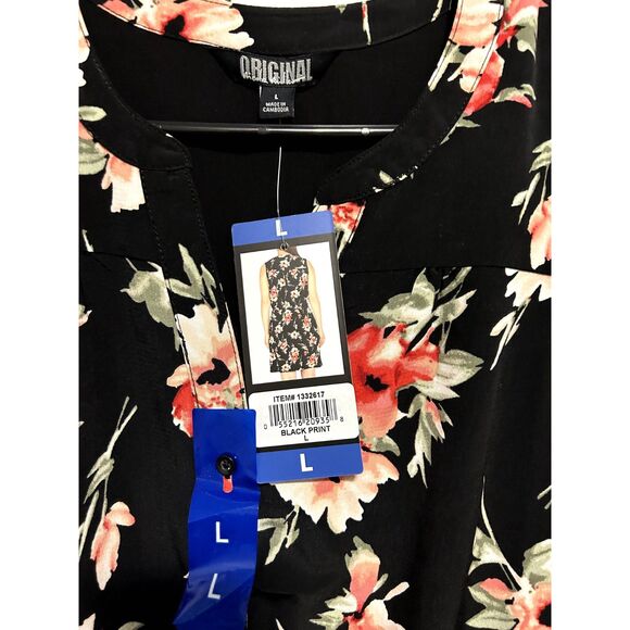 NICOLE MILLER WOMEN'S DRESS, SLEEVELESS, KNEE-LENGTH, NWT, DRAWSTRING WAIST, LG - Picture 2 of 11